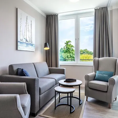 アパート Mit Loggia Und Parkblick リューベック